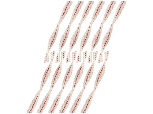12 mèches de rechange pour lampe-tempête à pétrole - 130 x 10,5 x 2 mm