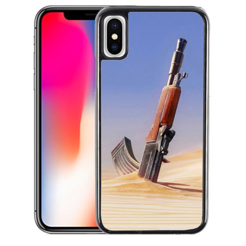 Coque pour iPhone XS gun sand