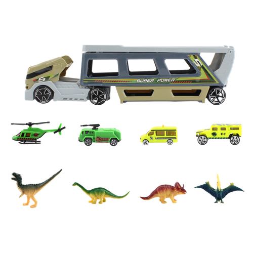 Dinosaur Transport Voiture Tracteur Dinosaure Transporteur Stem Jouet Multicolore PT123