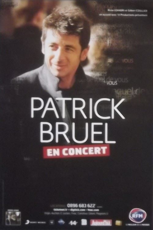 Patrick BRUEL - 40x60 cm - AFFICHE / POSTER