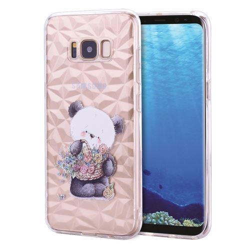 Galaxy S8 Coque Protection Tpu Ourson Bijoux Incrusté Als90828