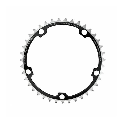 Plateau route 5bra 42dts d.135 interieur noir alu 7075 ta vento type campa 9-10v.