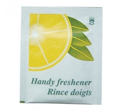 Lingettes rince-doigts
