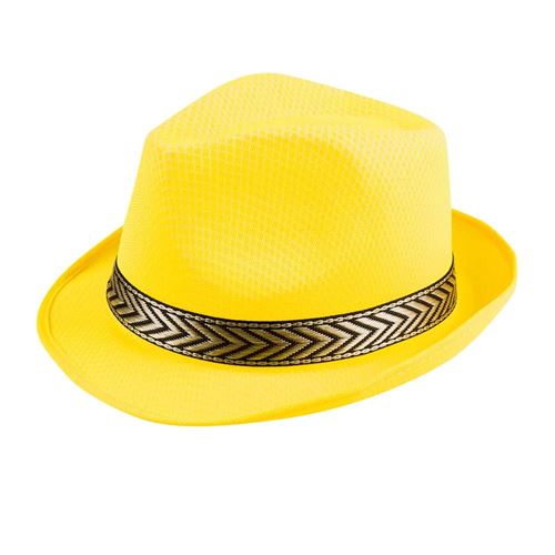 borsalino funky jaune adulte