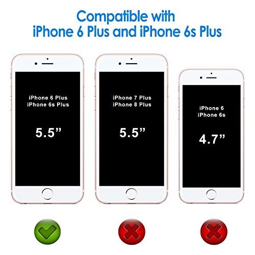 JETech Coque pour iPhone 6s Plus et iPhone 6 Plus, Shock-Absorption et Anti-Rayures, Gris