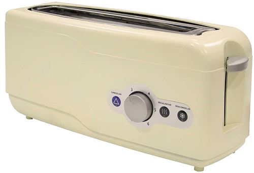 Bastilipo Grille-pain en plastique 750 W vanille