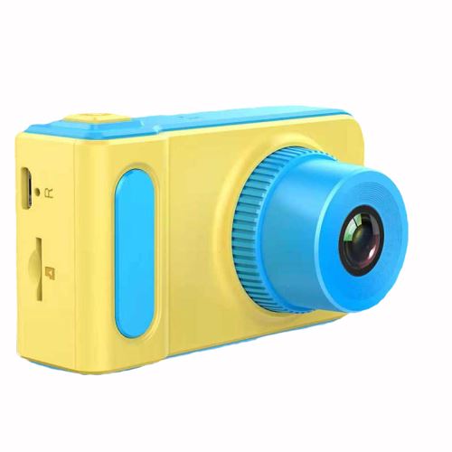 Olygus Mini 2 Inch Caméra Digital Cartoon 1080P pour Enfant Bleu