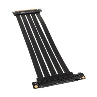 CORSAIR Premium PCIe 3.0 x16 Extension Cable - Câble PCI Express x16 - 164 pin PCI Express (M) pour 164 pin PCI Express (F) - 30 cm - 1