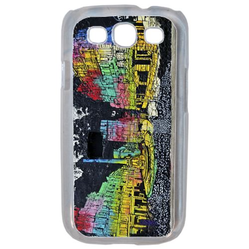 Coque Street Art Compatible Samsung S3 Transparent