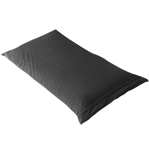 FRESH - Taie d'Oreiller 65x65cm Noire Imperm&eacute;able et Respirante - 