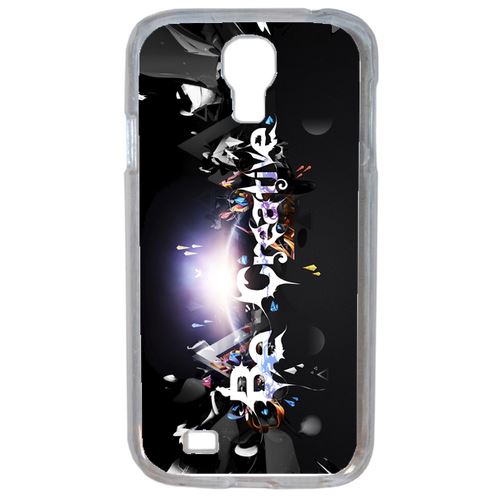 Coque Sois Créatif Art Graphique Compatible Samsung Galaxy S4 Transparent