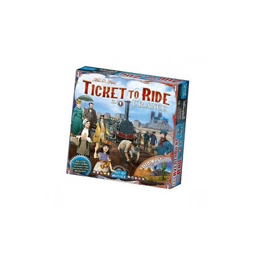 Boite de Jeu de stratégie Asmodee Les Aventuriers du rail France Old West
