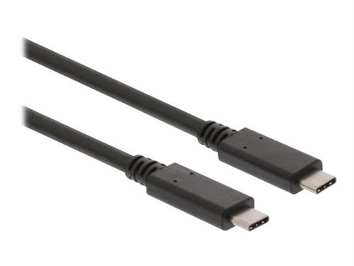 Valueline VLCB64750B10 Câble USB 3.1 Usb-c mâle - Usb-c mâle 1,00 m noir gén. 2 (10 Gbps)