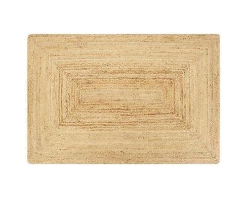 vidaXL Vloerkleed handgemaakt 120x180 cm jute naturel