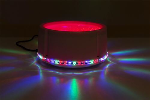 Max Spinning Sunflower - Jeu De Lumière Avec Effet Wash 3d, Anneau 47 Leds Rvb, Avec Télécommande