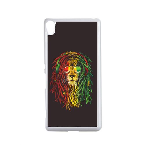 Coque Lion Rasta A Lunette Compatible Sony Xperia Xa Transparent