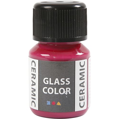 Creotime peinture céramique Verre Couleur Verre 35 ml rose