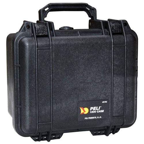 Peli 1300 BK flight case sans mousse 270 x 246 x 174 mm
