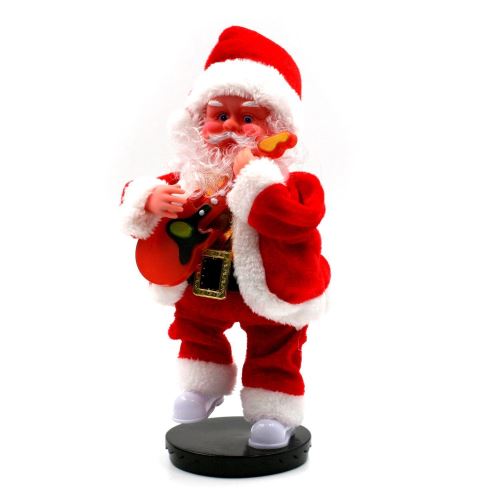 Automate Pere Noel Musical Lumineux Guitare Article De Fete Achat Prix Fnac
