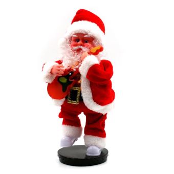 Home Garden Pere Noel Danse Et Chante Avec Cadeau Lumineux 30 Cm Decoration Noel Christmas Lights New Ikejacitymall Com Ng