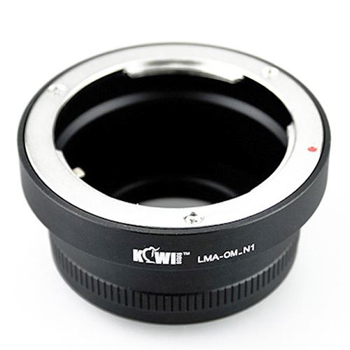 Adaptateur Bague Monture Objectif Olympus OM vers Appareil Photo Nikon 1 J1 V1