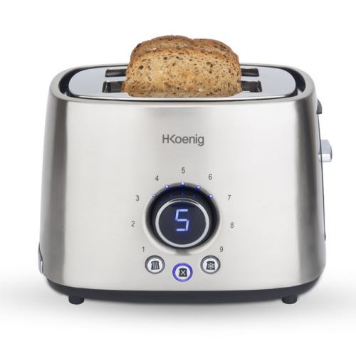 H.koenig grille pain toaster electrique tos8 1000w 2 fentes
