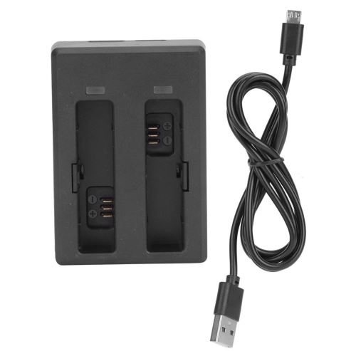 Chargeur Dv Portable À Double Emplacement De Batterie Sjcam A10 Usb Type-C