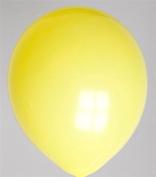 Sac avec 100 ballons n ° 12 jaune