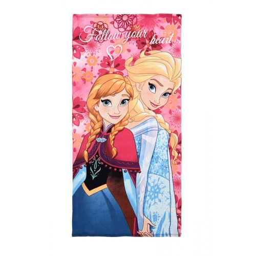 La Reine des Neiges Serviette de Plage Fille - Rose