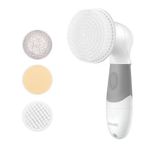 Brosse Nettoyante Visage 4 en 1 pour exfolier la peau, nettoyage et massage, peaux sensibles