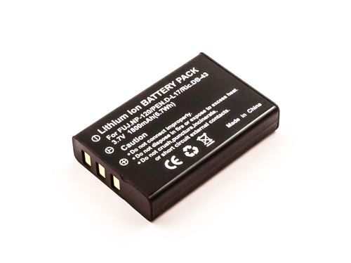 Battery similar FUJ NP-120, Li-ion, 3,7V, 1800mAh, 6,7Wh