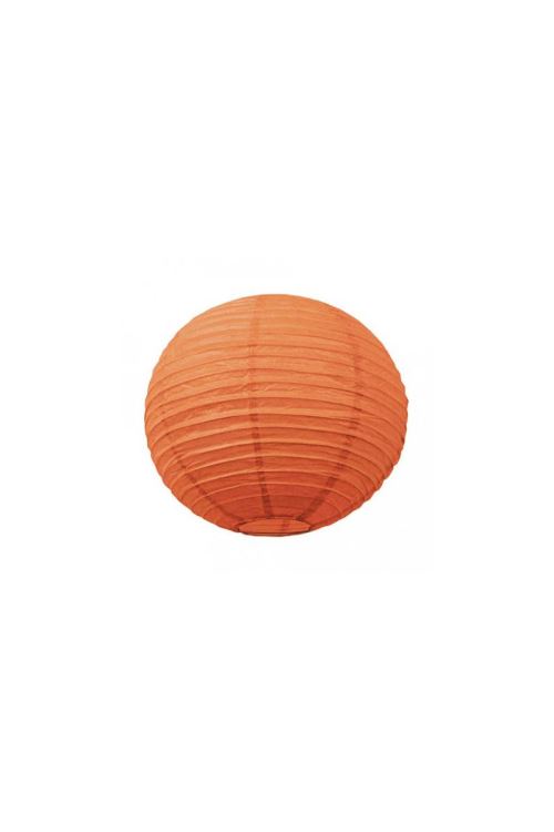 Lanterne Japonaise Orange 15 Cm - Orange - 15 cm de diamètre