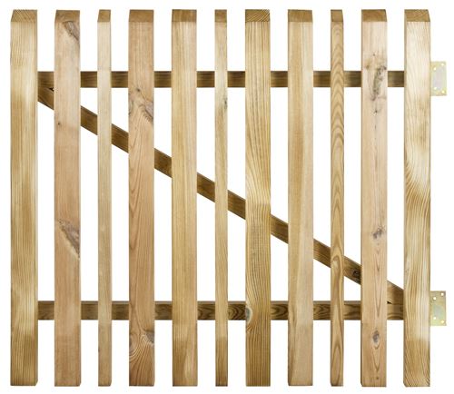 Jardipolys - Portillon en bois 100 x 90 cm - OBLIK