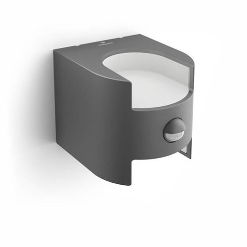 Applique Murale - Philips - 173229316 - 2X4,5W Led - Ip44 - Anthracite