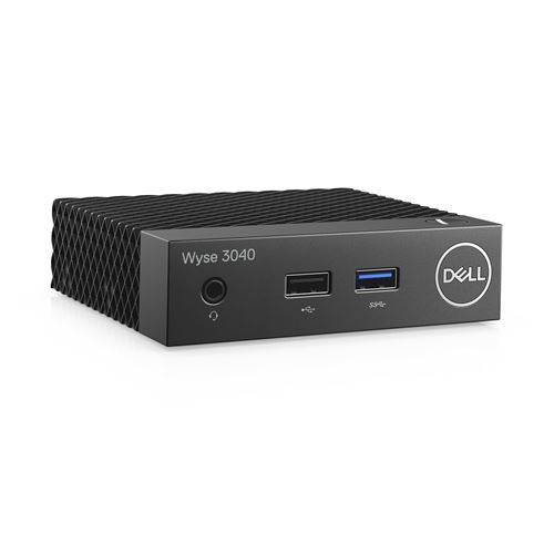 dell wyse 3040 tc intel 1.44ghz qc 2gbr 8gb flash thin os gr noir