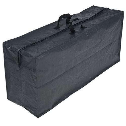 Housse pour coussin Nature 57 x 128 x 37 cm PE gris foncé 6030609