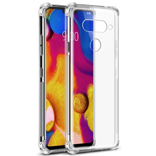 Coque en TPU sensation de peau anti-chute antidéflagrante transparent pour votre LG V40 ThinQ