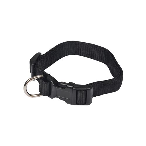 collier reglable en pp de 30 a 45cm*largeur 16mm - noir