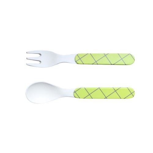PLASTOREX Set 2 couverts bambou - Ananas