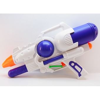 Pistolet A Eau 43 Cm Avec Pompe Et Reservoir Fusil A Eau Jeu Plein Air