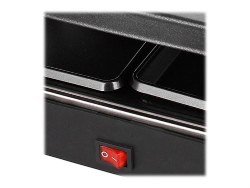  Emerio RG-120656 - Raclette/grill - 600 Watt - noir 