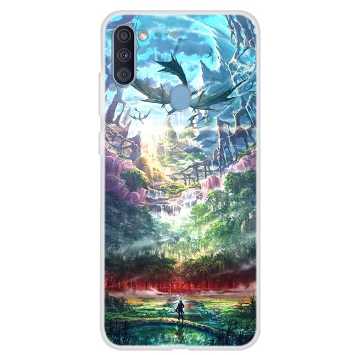 Coque en TPU impression de motifs dinosaure pour votre Samsung Galaxy A11