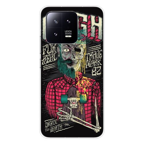 Coque en silicone imprimée compatible Xiaomi 13 Skull Urgh