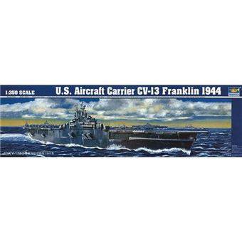 Maqueta de barco: portaaviones USS CV-13 Franklin - ciyashop