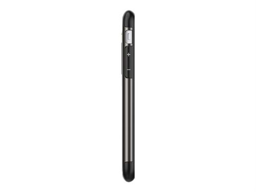 Spigen Slim Armor - Achterzijde behuizing voor mobiele telefoon - polycarbonaat, thermoplastic polyurethaan (TPU) - staalgrijs - voor Apple iPhone 7