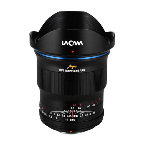 Objectif hybride Laowa Argus 18mm f0.95 MFT APO pour Micro 43