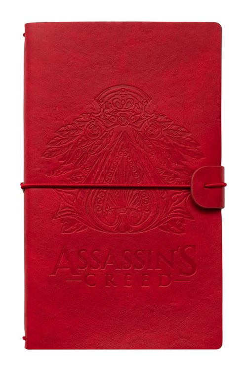 Carnet de voyage avec couverture en cuir Assassins Creed