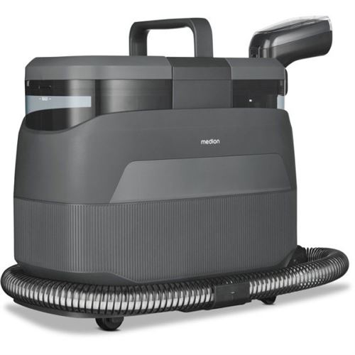 MEDION X10 UC Polster- und Teppichreiniger (MD100123), 3 Reinigungsmodi, 12 kPa Saugkraft, 1250 ml Frischwassertank, 950 ml Schmutzwassertank, IPX4, mit Tragegriff und Rollen