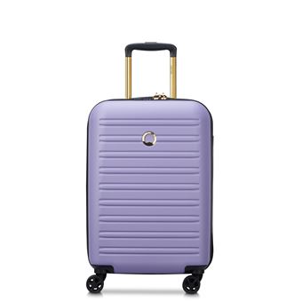 DELSEY PARIS - SEGUR 2.0 - Valise cabine rigide 55 cm x 35 cm x 25 cm - 39 L - S - Lavande