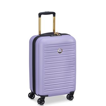 DELSEY PARIS - SEGUR 2.0 - Valise cabine rigide 55 cm x 35 cm x 25 cm - 39 L - S - Lavande